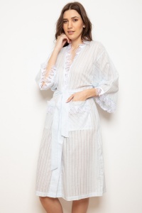 Bey Cotton Voile Kimono Wrap